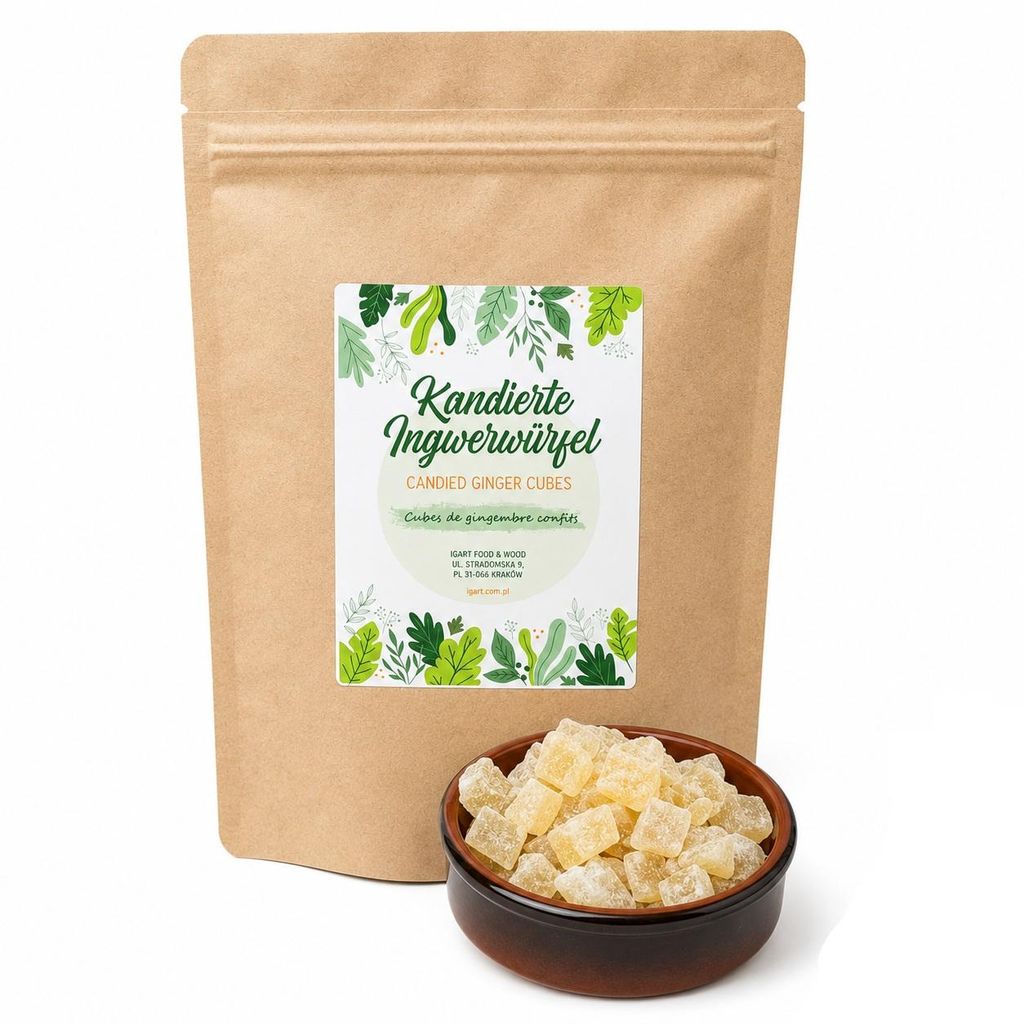 IGART Kandierte Ingwerwürfel 1KG Produktbild 