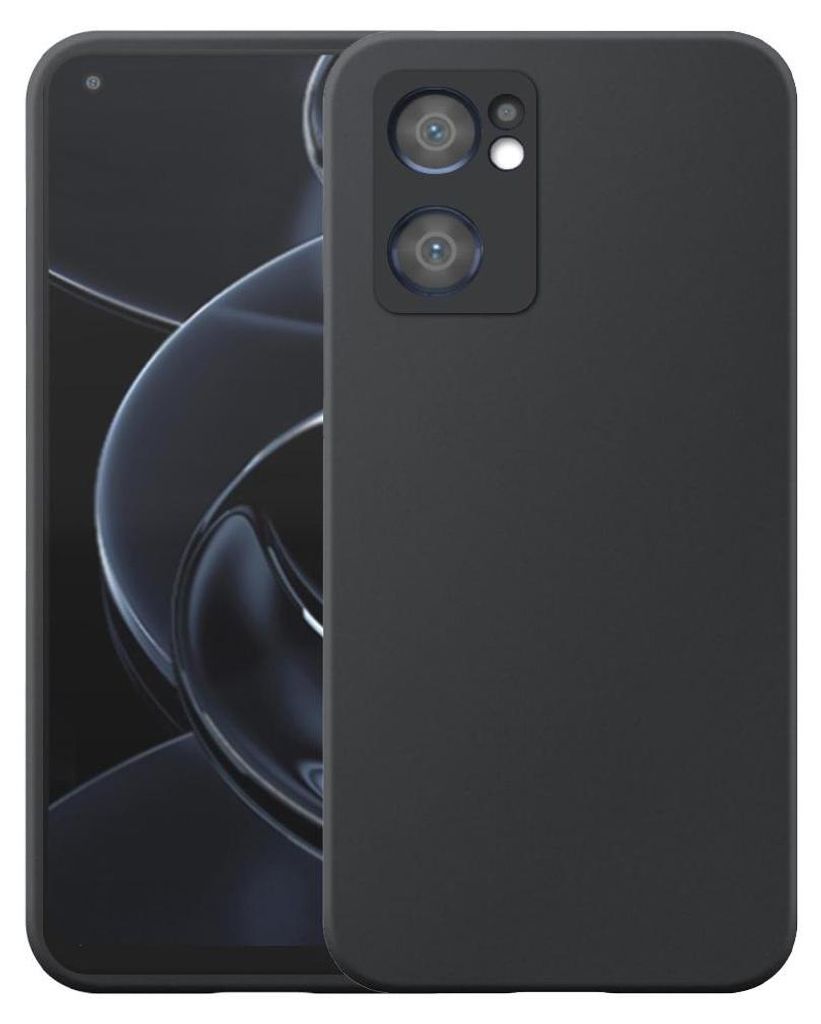 Geeignet für Oppo Reno 7 5G Phone Case Schwarz Flexible Produktbild 