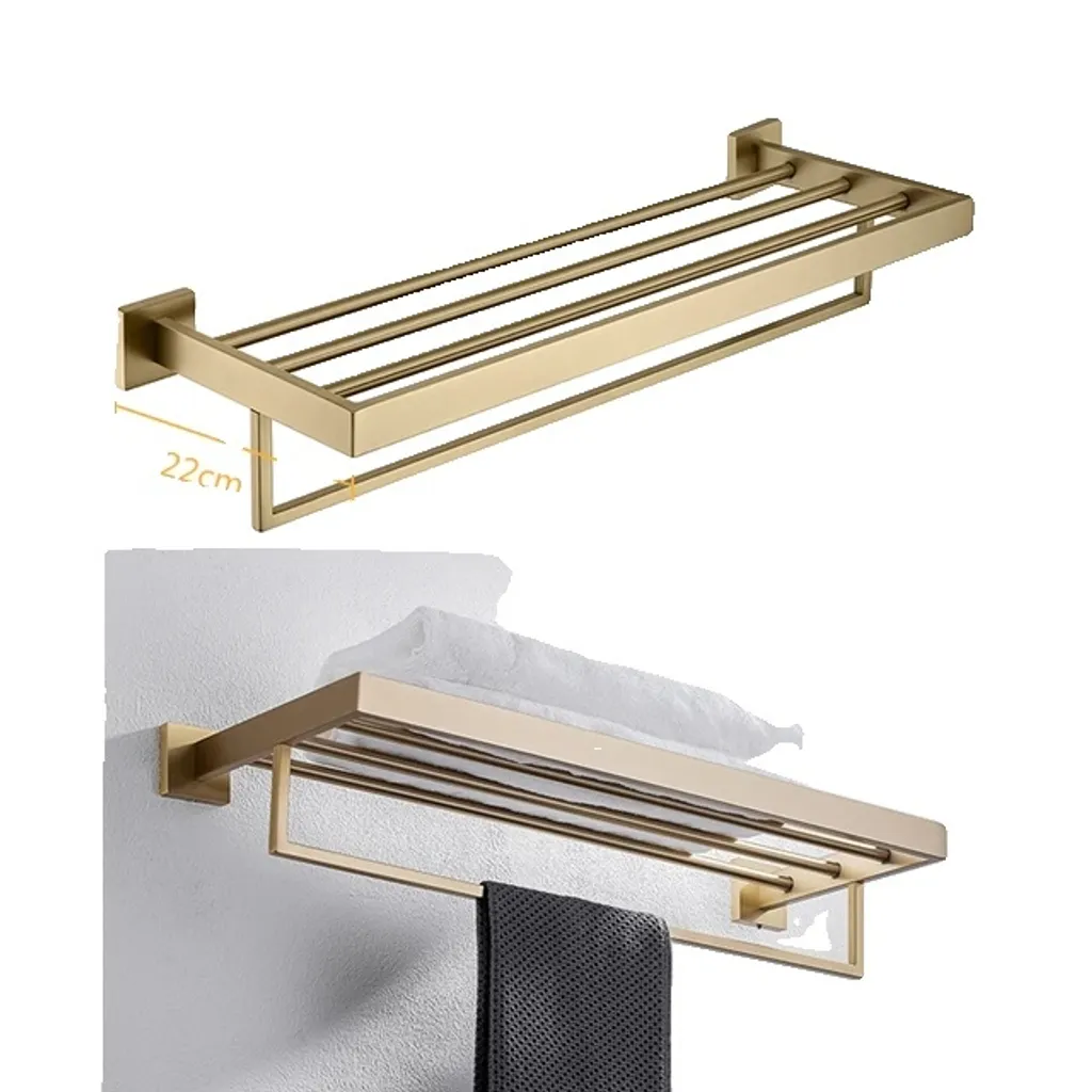 Accessoires de salle de bain muraux en métal ensemble complet 005FG