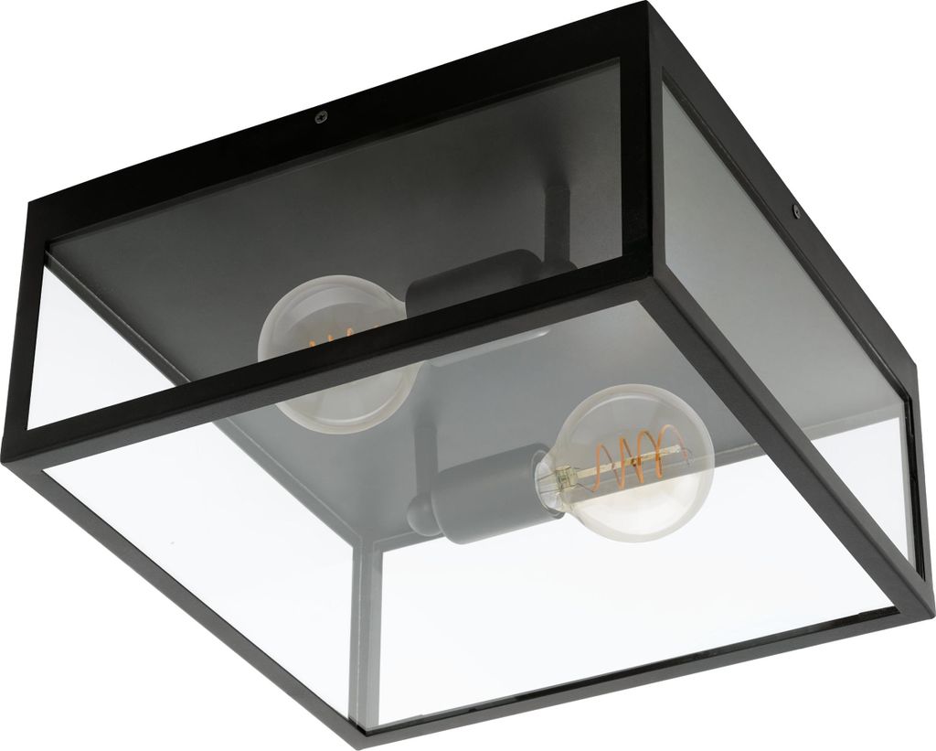 EGLO Deckenlampe Charterhouse, 2 flammige Vintage Produktbild 