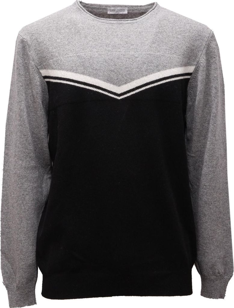 9558AF maglione uomo DANIELE ALESSANDRINI HOMME COUTURE wool blend sweater men