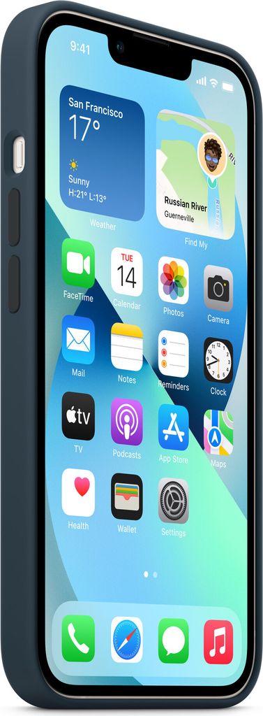 Apple Silikon Case mit MagSafe (iPhone 13) blau Zdjęcie produktu 3