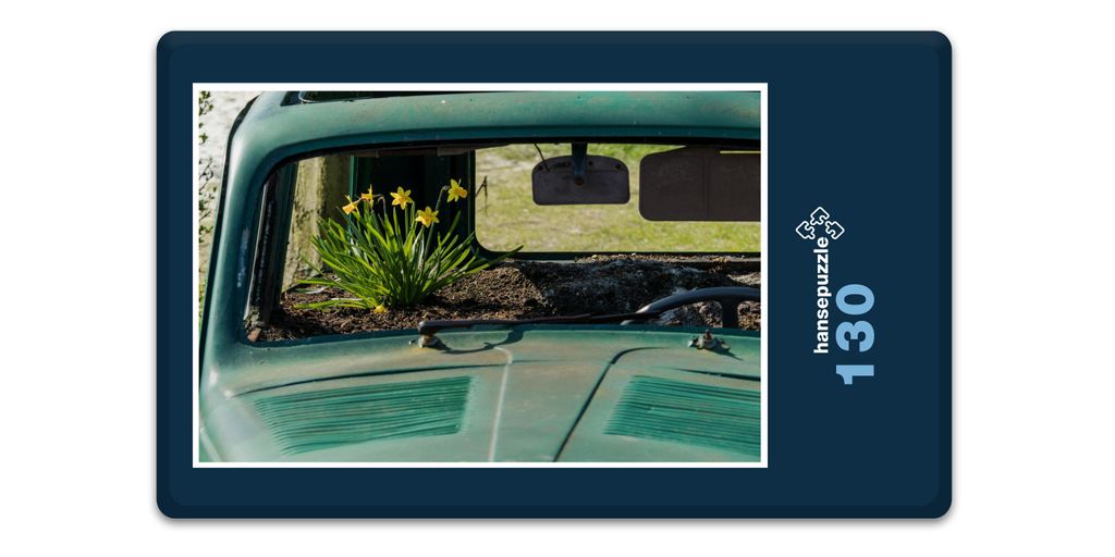 hansepuzzle 17624 - Grüne Welle Puzzle, 130 Teile, Natur, 28,7 x 20,0cm mit hochwertiger Aufbewahrung, Kartonbox und wiederverschließbarem Beutel