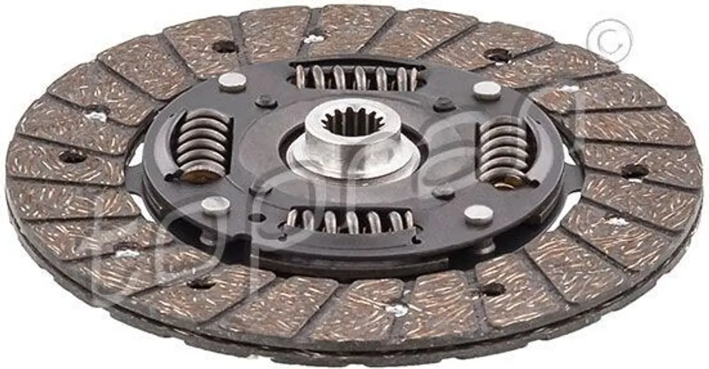 Disque d'embrayage TOPRAN 206 893 pour Opel Astra G H et Corsa C Combo