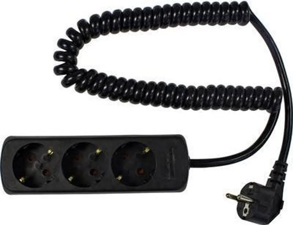 Multipresa as - Schwabe 11432 Professionale 3 Posti con Cavo Estensibile