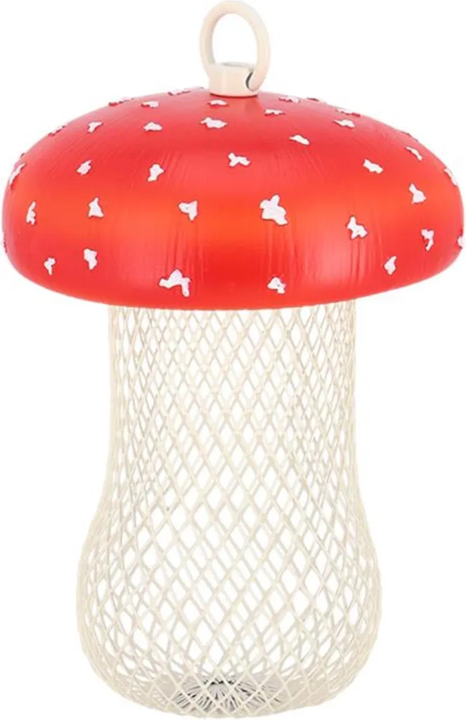 Idea Regalo Giardinaggio: Mangiatoia Fungo Rosso Esschert Design