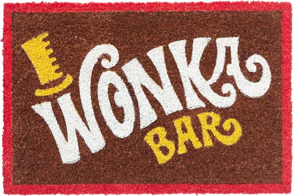 Inny, Dekorativer Türvorleger Wonka Bar Motiv 40x60cm rutschfest, Bunt