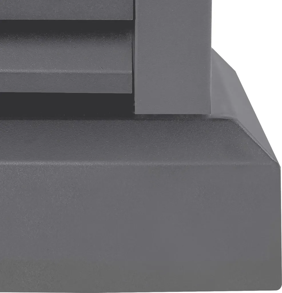 Chapeau de cheminée alu noir ø 200 mm pour villa moderne