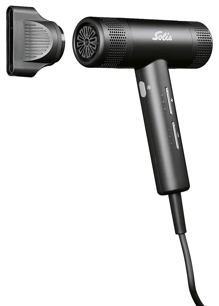 Solis Hair Perfection Ionic Sèche-Cheveux Pro Noir de 2300W Suisse