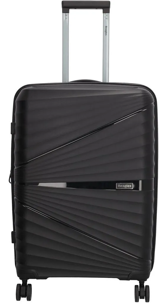 Valise rigide noire 65 cm Beagles - Protection antichoc et sécurité