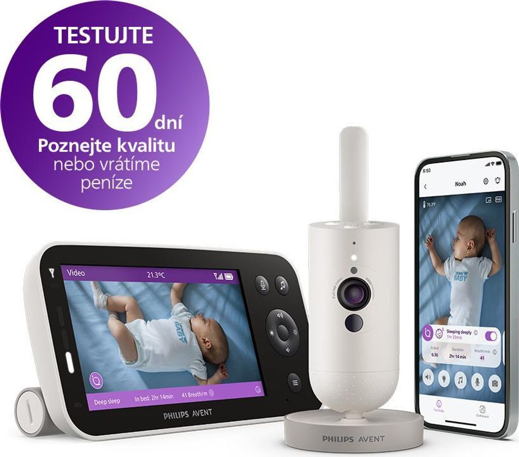 Philips Avent Écoute-bébé avec caméra - Premium Connected - Image du produit 
