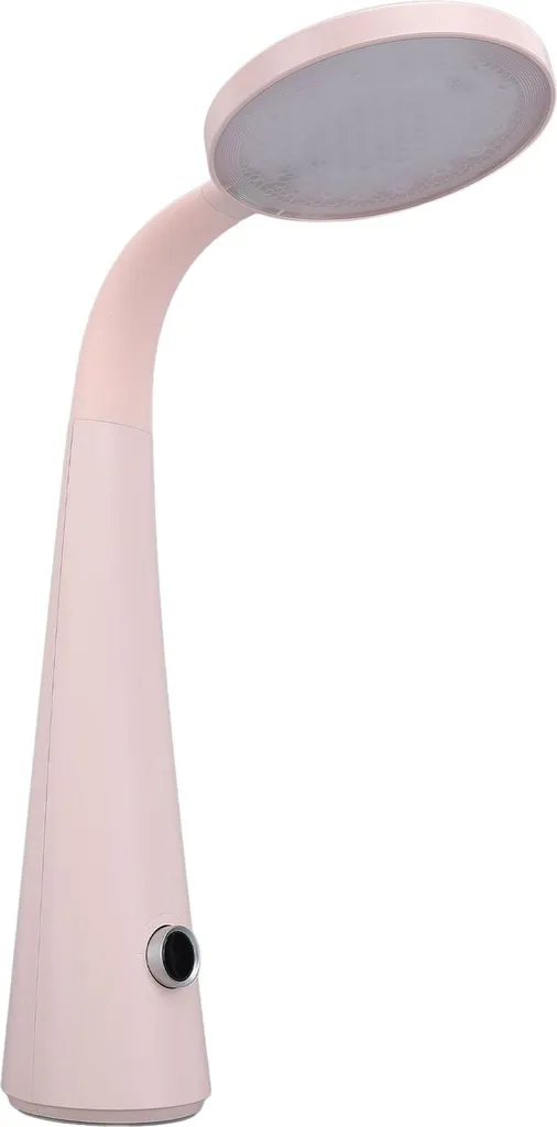 Lampe de bureau anti-fatigue oculaire rechargeable rose pour étudier