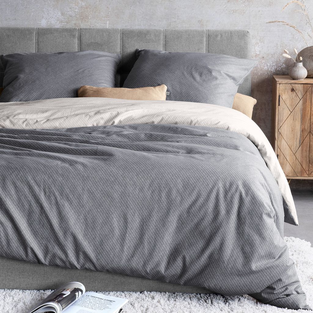 irisette Bettwäsche KOALA Biber 135x200cm, 1 Kissen 80x80 Bettbezug