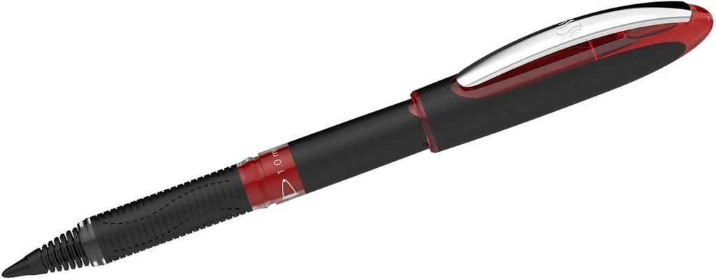 Tintenroller Schneider One Sign Pen, dokumentenecht, 1mm, 10 Stück, Farbe:rot
