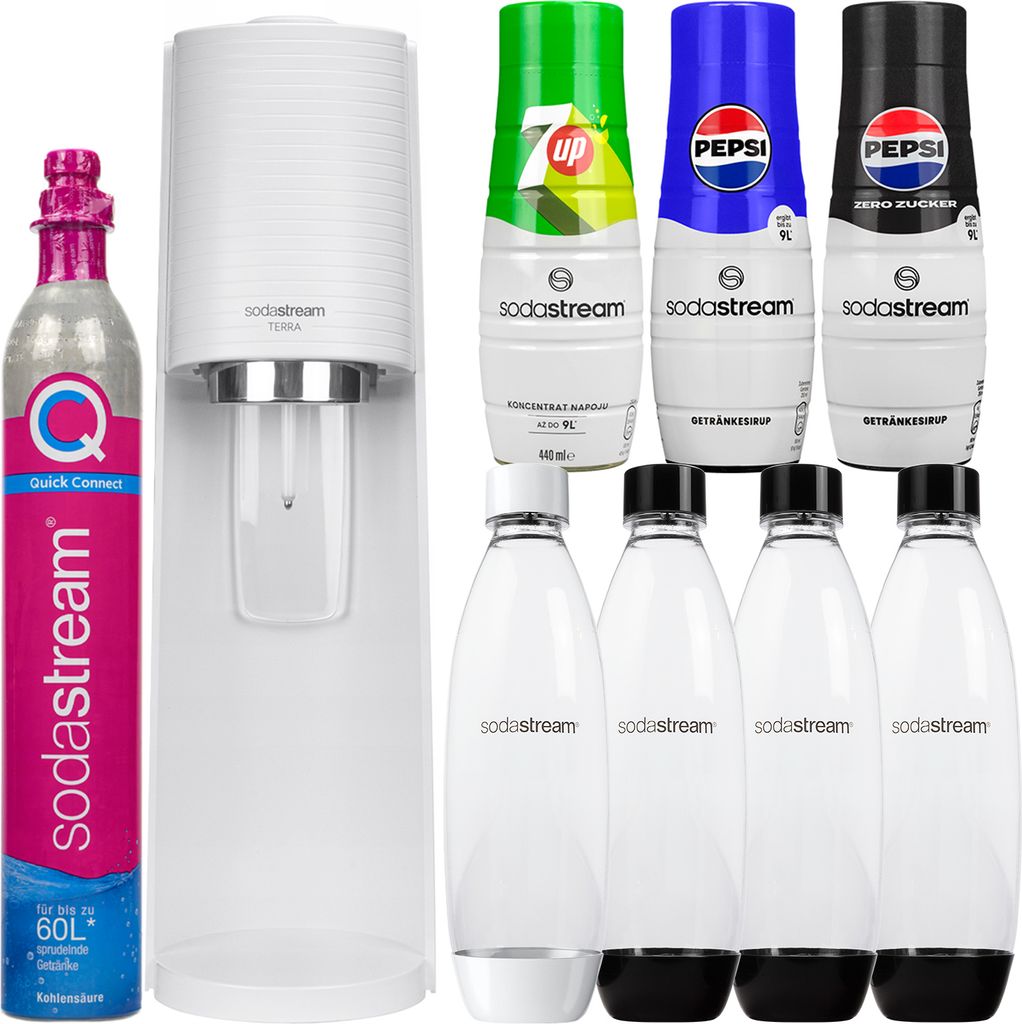 Výrobník perlivej vody Sodastream Terra biely 4 fľaše 3 Obrázok produktu 