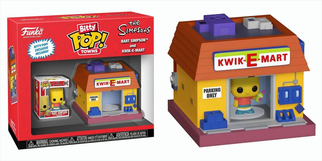 The Simpsons - Bart Simpsons and Kwik-E-Mart Bitty Pop! Produktbild 