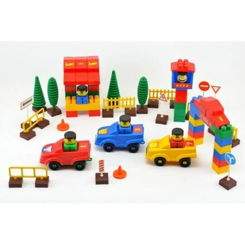 Jeu de construction en plastique LORI 9 avec boîte de 96 briques - 6