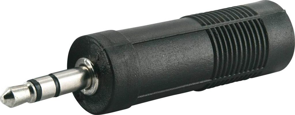 Schwaiger KHA8282 533, 6.3mm, 3.5mm, Schwarz Produktbild 