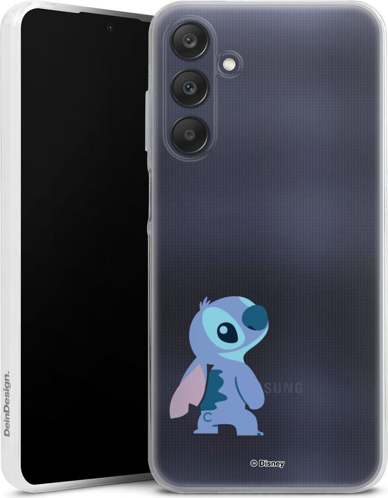 DeinDesign Slim Hülle für Samsung Galaxy A25 5G Silikon Case Ultra Dünn Handyhülle Disney Fanartikel Lilo & Stitch