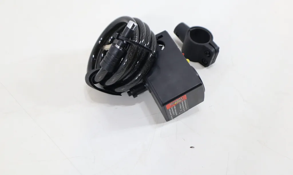 Serrure alarme 110dB avec capteur de vibration et anse en acier trempé - 5