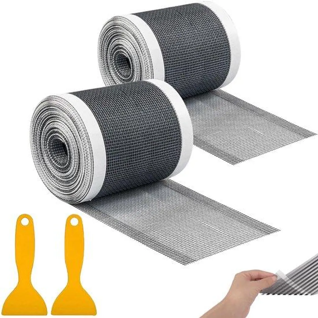 Filtre douche autocollant jetable - Maillage fin haute densité 7cm x 5m