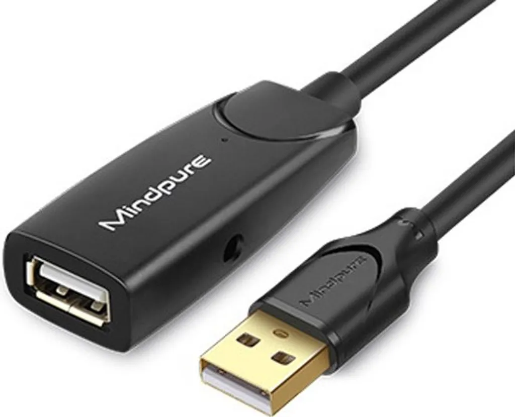 INF Cavo di prolunga USB 2.0 con chip, PVC, varie lunghezze, per mouse, tastiera 10 m