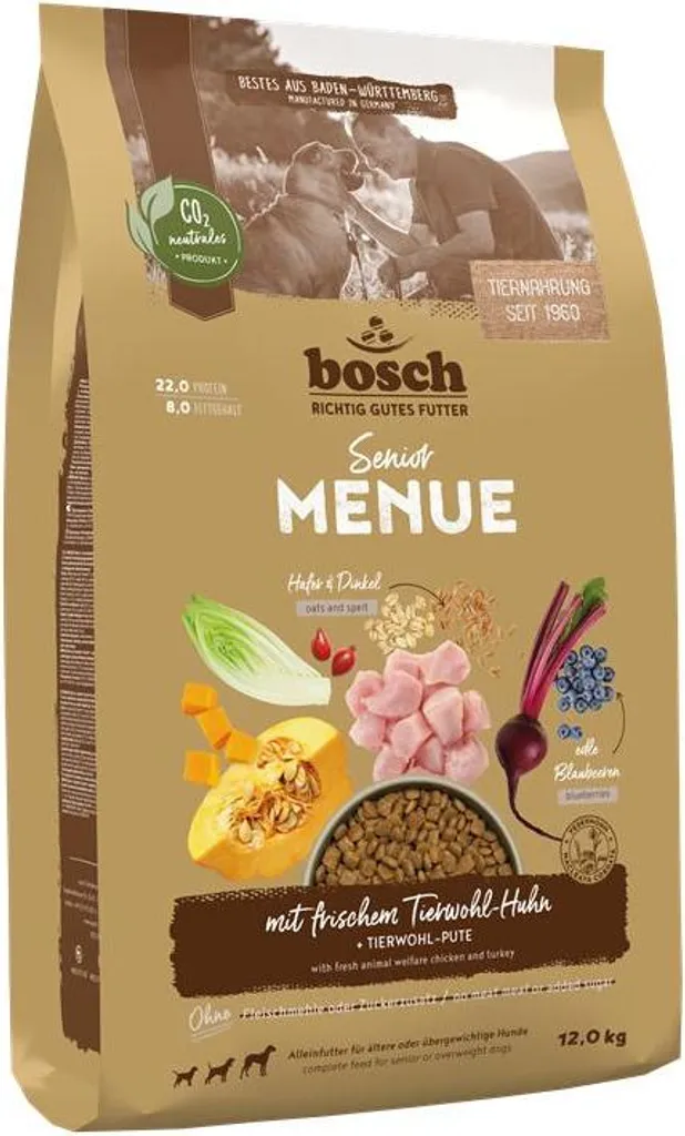 Recensione Bosch Senior Pollo e Farro 12kg | Cibo Cani Onesto