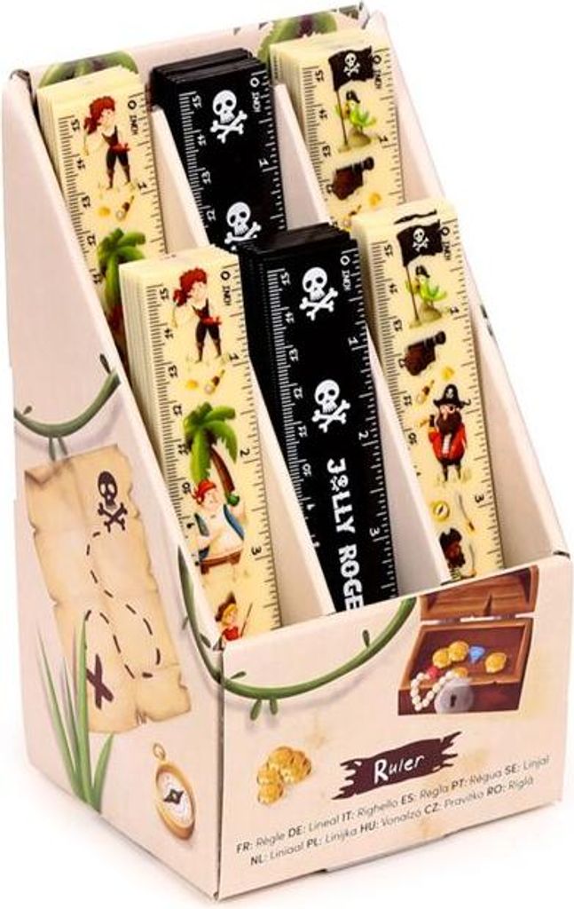 Jolly Rogers Piratenlineal (15 cm)