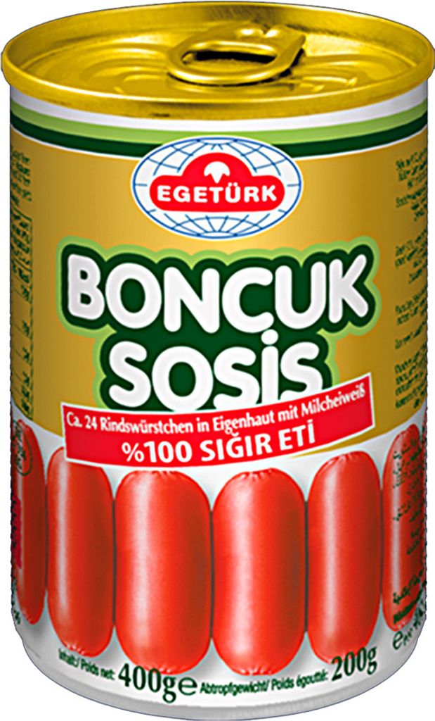 Egetürk Rinderwürstchen Boncuk Sosis 400g