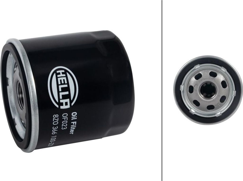 Ölfilter einfach anschraubbar Ø 76 mm HELLA passend für u.a. VOLVO S60