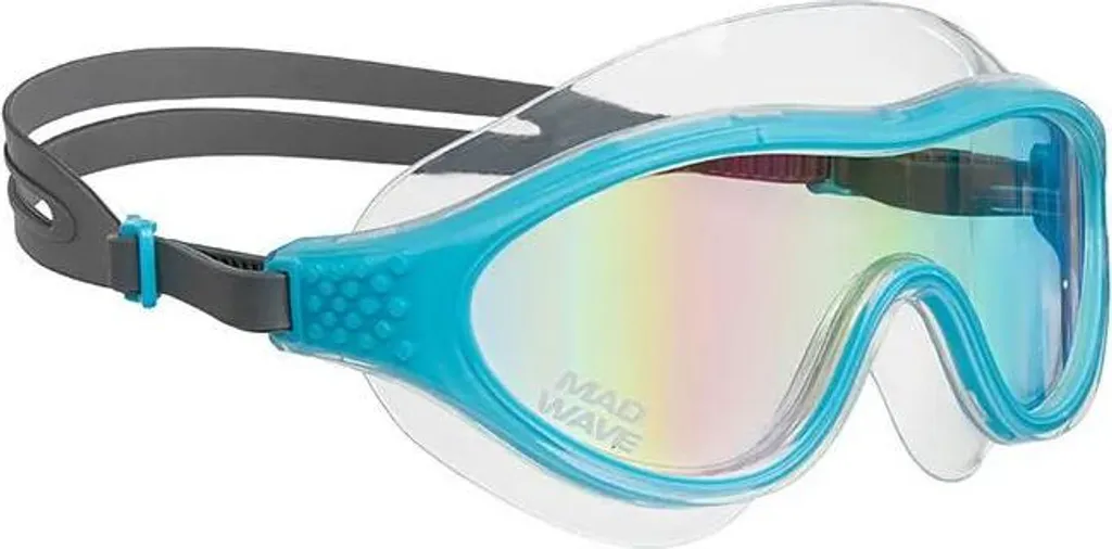 Masque de Natation Anti-buée Madwave Shade Rainbow Mirror Bleu Taille Unique