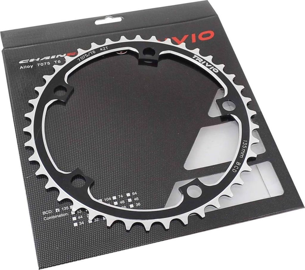 Trivio - Rennkettenblatt 39t. 9 10 Geschwindigkeit 110 BCD 5 Arm