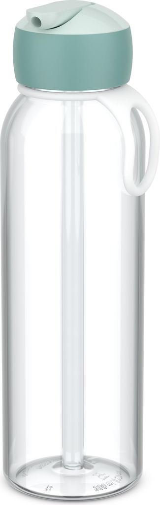 Mepal - Wasserflasche Flip-Up Campus - Auslaufsichere Trinkflasche für Schule & Unterwegs - Transparente Trinkbecher - BPA-frei & Spülmaschinenfe...