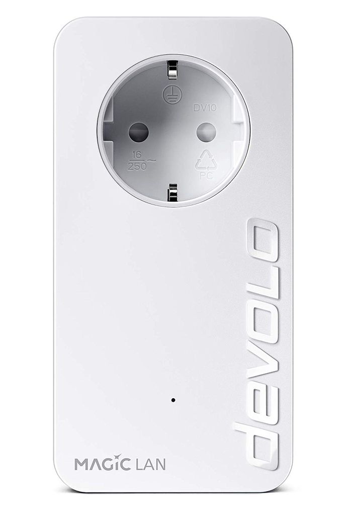 devolo Magic 2 – 2400 LAN Single Adapter: (RF.Version)Weltweit schnellster Powerline-Erweiterungs-Adapter für Hochgeschwindigkeits-Heimnetzwerk
