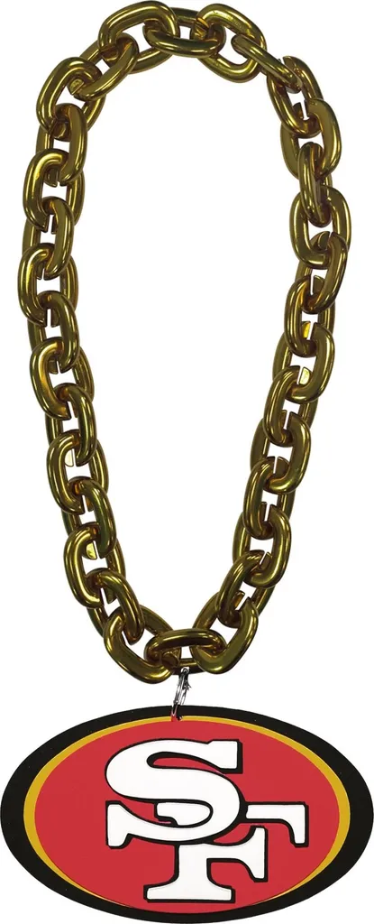 FanFave 49ers 3D Fanchain XXL - Replica Ufficiale Schiuma EVA