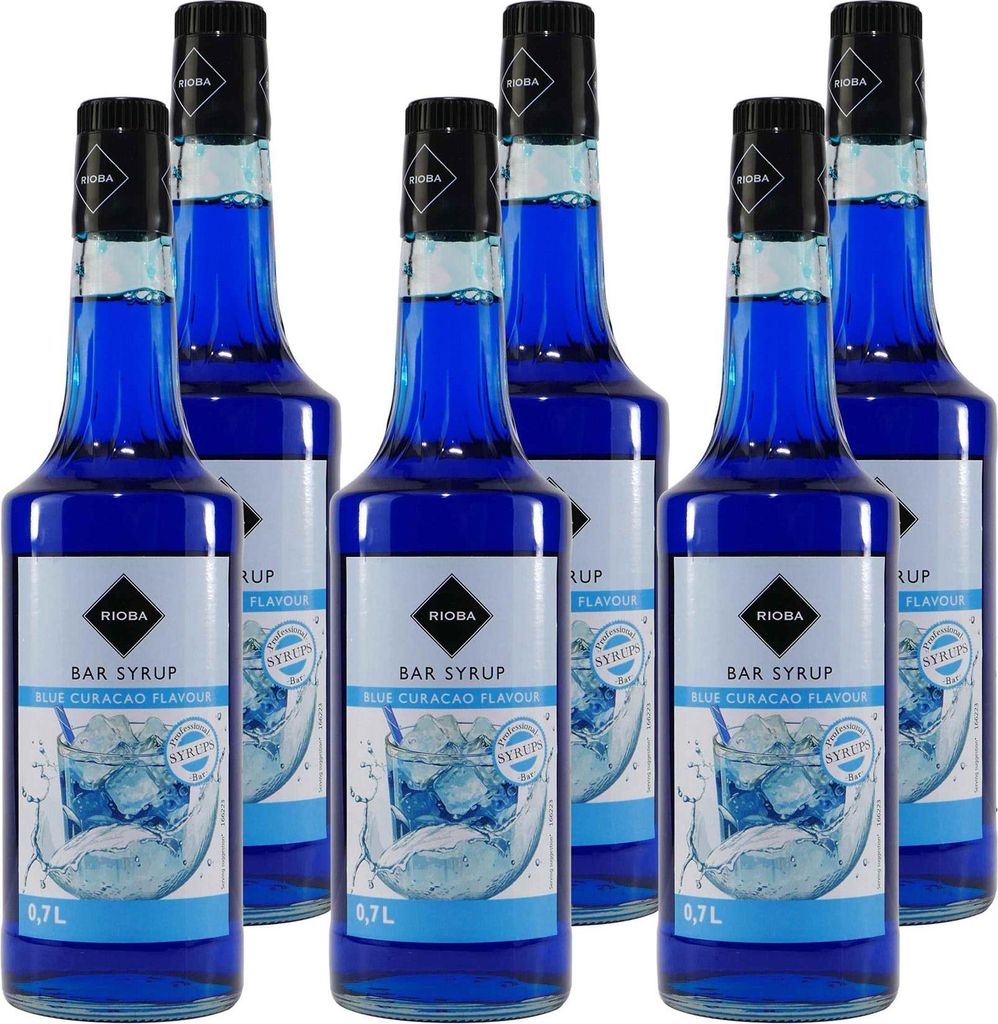 Rioba Blue Curacao Bar-Syrup (6 x 0,7L)