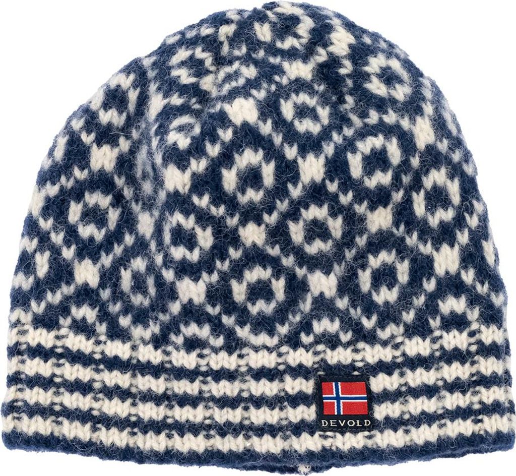 DEVOLD SVALBARD WOOL BEANIE Uni-Mütze, nacht/offwhite