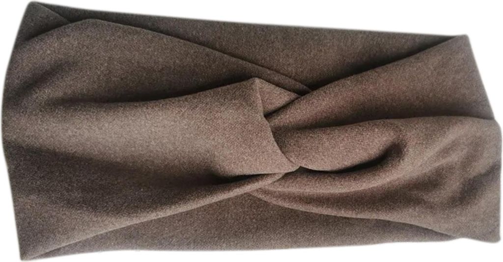 Basic-Haarband aus weichem Jersey uni in würzigem Zimtton