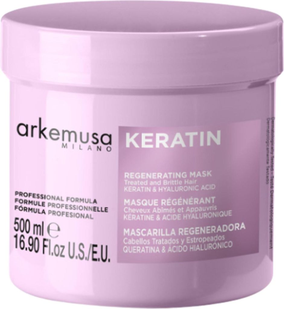 Arkemusa | Maska na vlasy Keratin - 500 ml - Intenzivní Obrázek produktu 