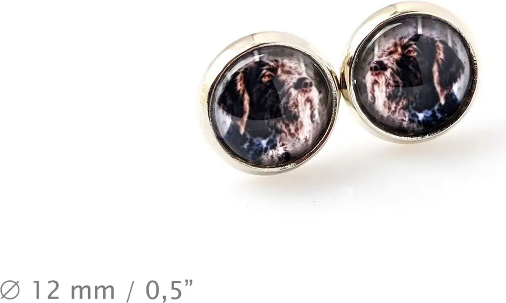 Set di gioielli Deutsch Drahthaar in una confezione, collana, orecchini, bracciale, prodotti del marchio Art-Dog