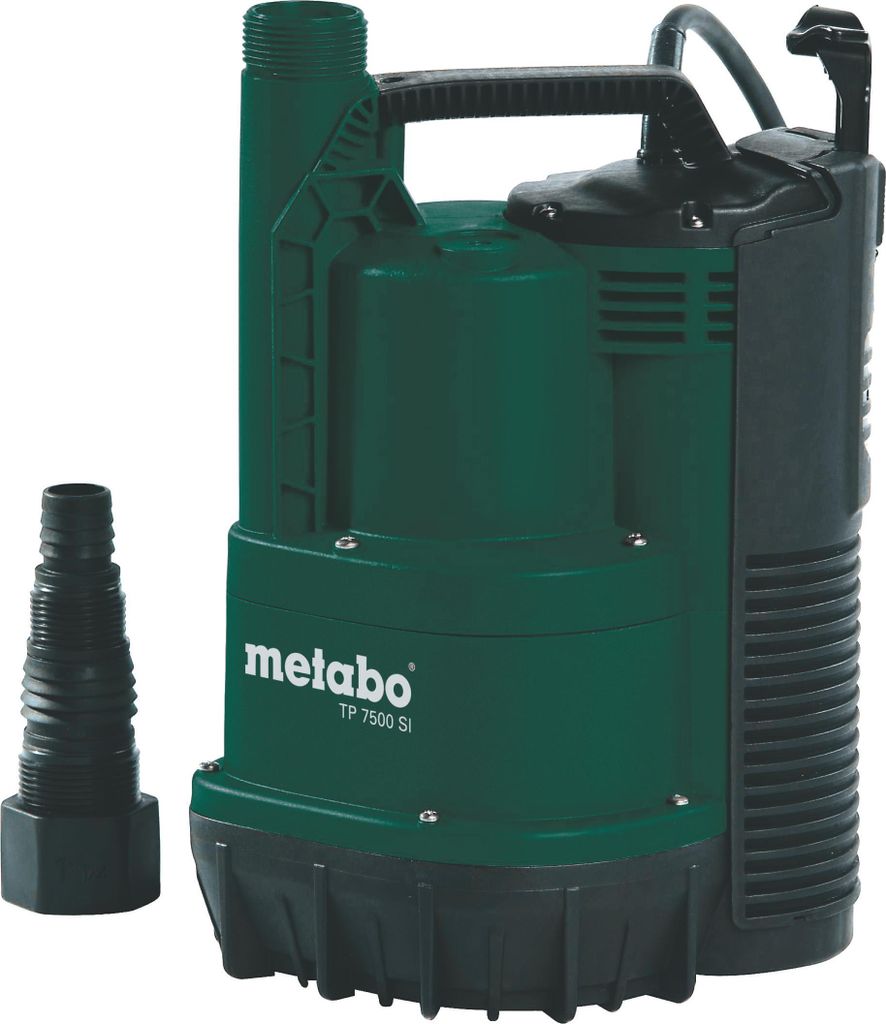 Metabo Klarwasser-Tauchpumpe TP 7500 SI Färdermenge 7500 l/h Färderhähe 6.5 m