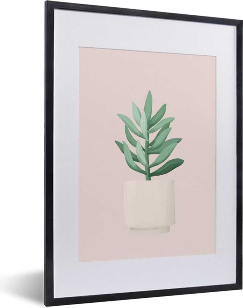 MuchoWow® MuchoWow® Gerahmtes Poster Blumentopf - Produktbild 