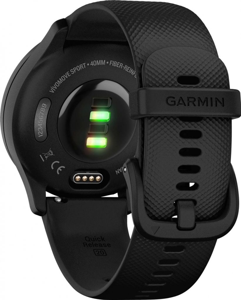 Garmin VIVOMOVE SPORT czarny/łupkowo-szary Zdjęcie produktu 14