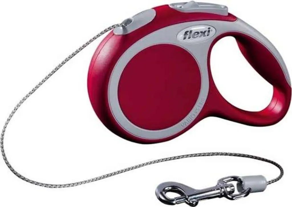 Laisse enrouleur de 3m pour Promenade Chien XS Flexi VARIO Rouge 8 kg