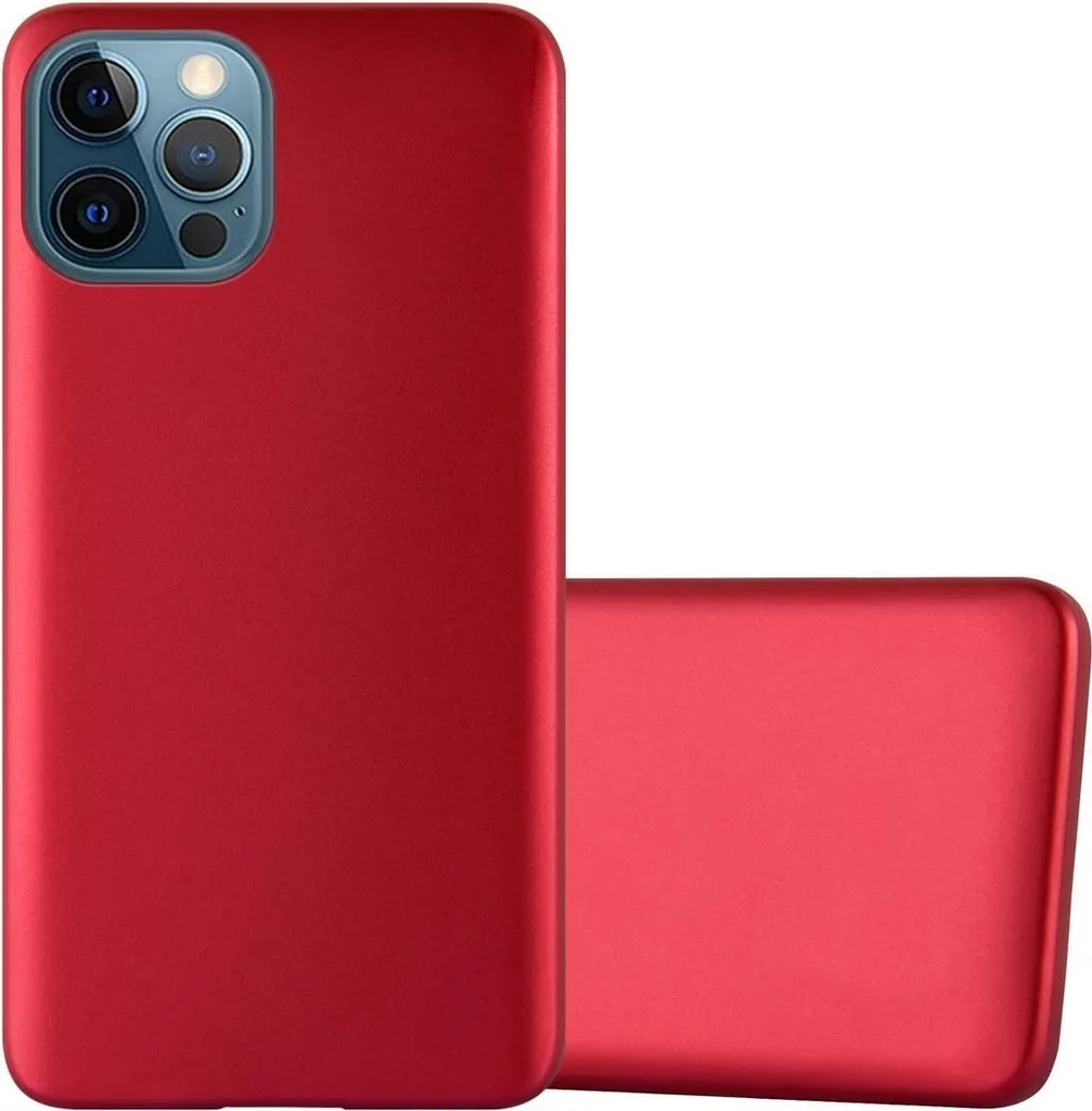 Cover Cadorabo Frost Per HTC Desire 10 Pro – Custodia In TPU Morbido Sottile, Rossa, Antiurto, Spessore 1,2 Mm