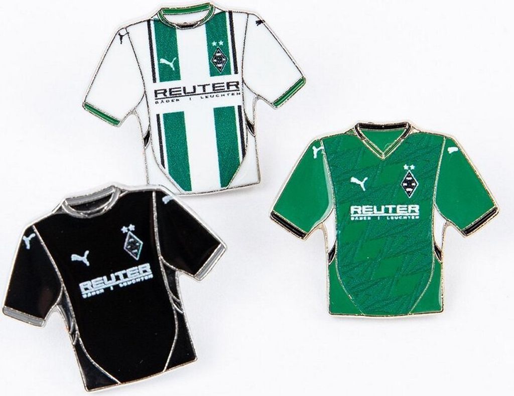 VfL Borussia Mönchengladbach BMG Pin-Set 24/25 3er Produktbild 
