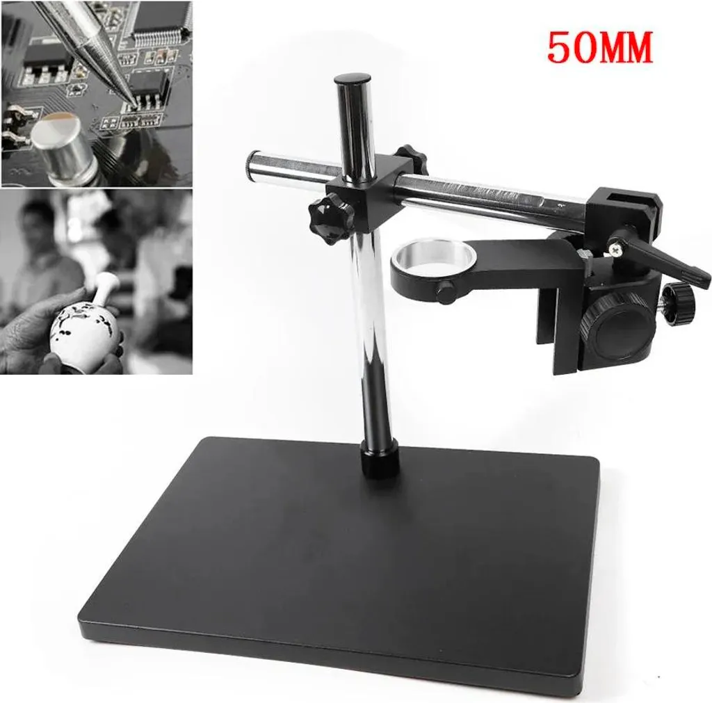 Support microscope réglable 32 cm en alliage robuste avec rotation - 5