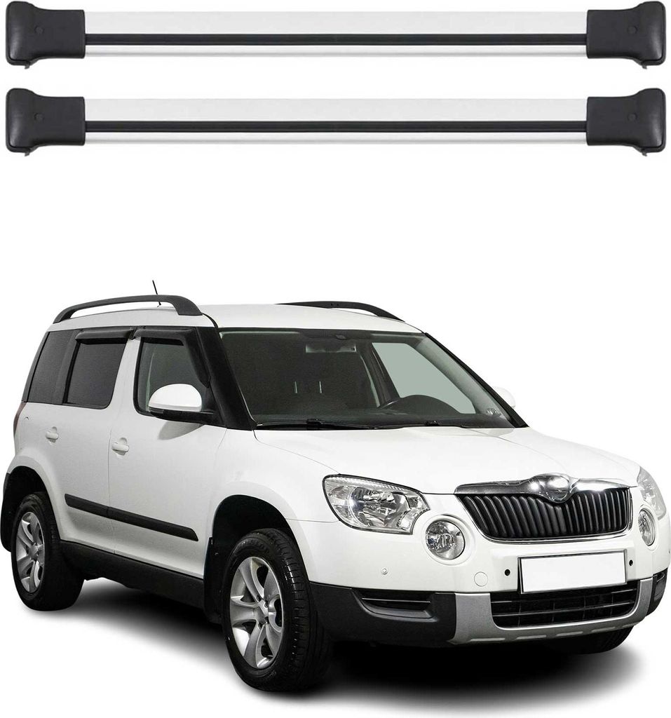 Barres de toit transversales pour Skoda Yeti 2009-2017 Image du produit 