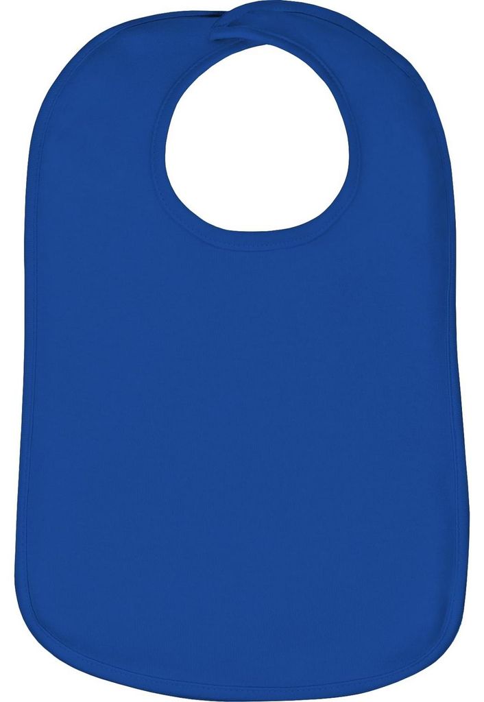 Link Kids Wear - "Olli 01" Lätzchen für Baby, Baumwolle aus biologischem Anbau LT4347 (Einheitsgröße) (Königsblau)