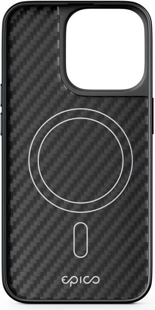 Coque iPhone 14 en Fibre de Carbone Hybride Compatible avec MagSafe